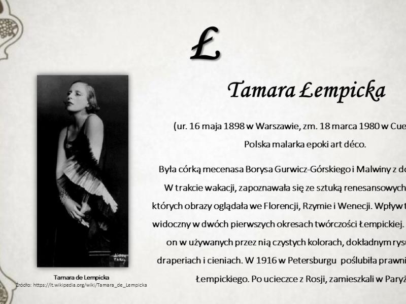 Tamara Łempicka