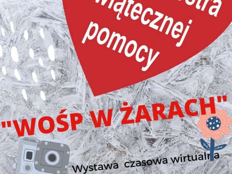Plakat Wystawa Przystanek Woodstock i WOŚP w Żarach 