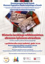 plakat historia żarskiego włókiennictwa