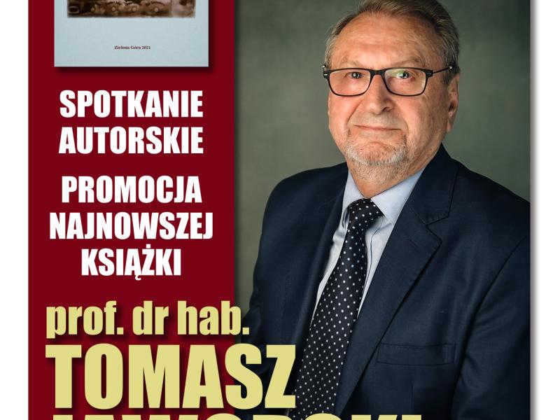 Plakat spotkanie prof. Jaworski