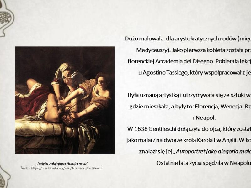 Artemisia Gentileschi 2