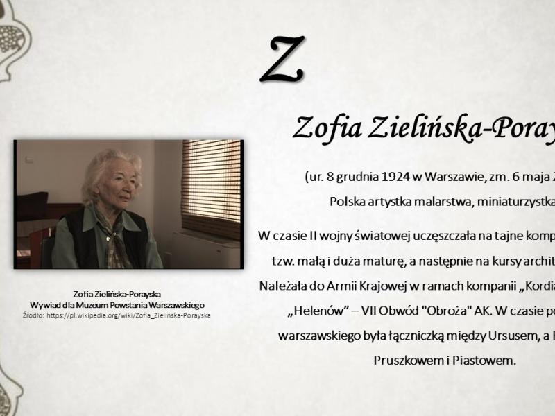 Zofia Zielińska - Porayska