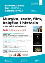 plakat Europejskie Dni Dziedzictwa 2023